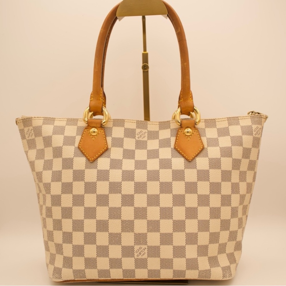 Louis Vuitton Bundle Damier Azur Saleya and Damier Azur Sarah Wallet GUC - Picture 11 of 13